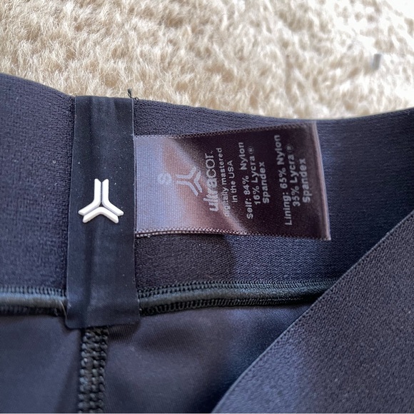 Ultracor Black Lux Compression Leggings Lightning Matte Flash Bolt Size Small - Picture 7 of 11